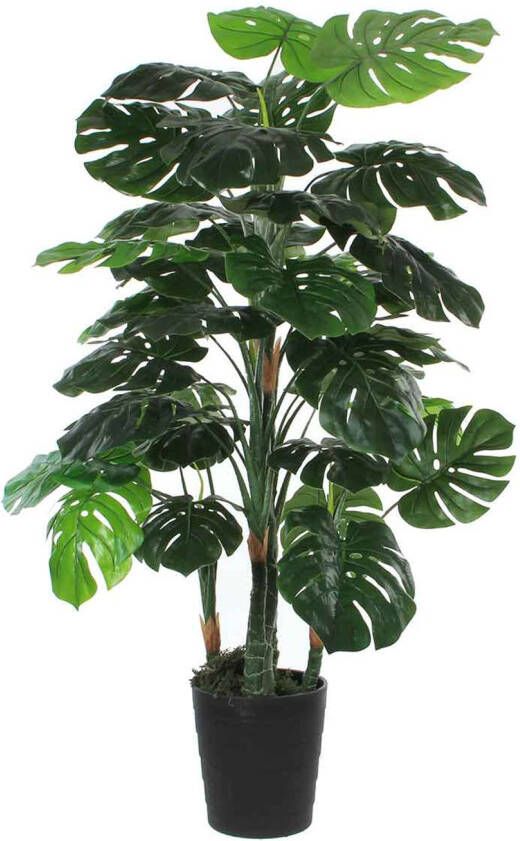 Mica Decorations Kunstplant Monstera groen 140 x 75 cm Kunstplanten - Foto 2