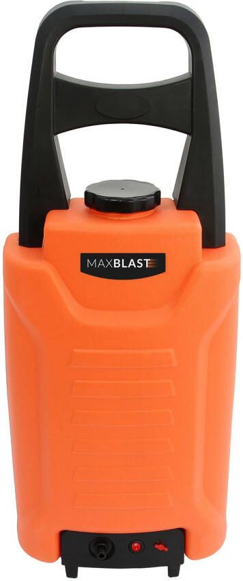 MAXBLAST Hogedrukspuit met 30 Liter Watertank Opslagtank 7 meter waterslang Oplaadbare batterij Waterdruk: 1.5- 4 bar GRATIS Microvezel doek