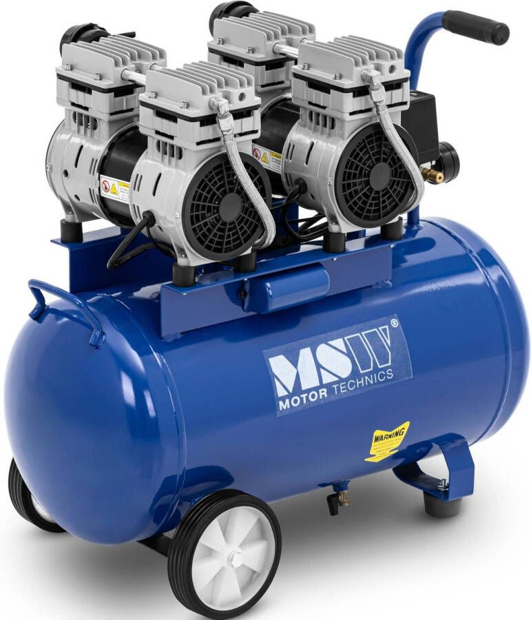 MSW Compressor Olievrij 50 L 2 X 750 W -0ac2750-50l