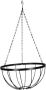 Nature Hanging basket Muurkorf Smeedijzer- Zwart H19 x een halve cirkel dia. 40cm - Thumbnail 2