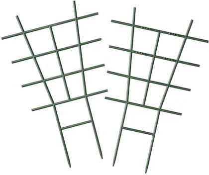 Nature Kamerplantenrekjes Groen 28x17cm 2 Stuks