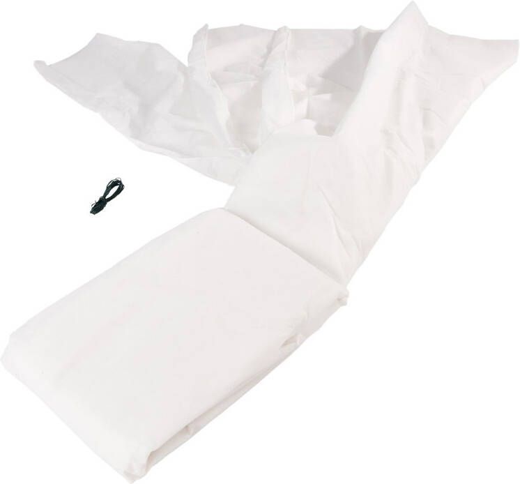 Nature plantenhoes XL 5 x 2 meter wit anti-vorst planten beschermhoes 500 x 200 cm - Foto 5