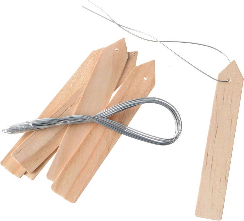 Nature Plantetiketten Bamboe 10cm 15 Stuks