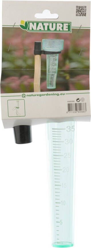 Nature Regenmeter Pluvius 2 Met Steun Maar Zonder Handvat (hout) 35ml