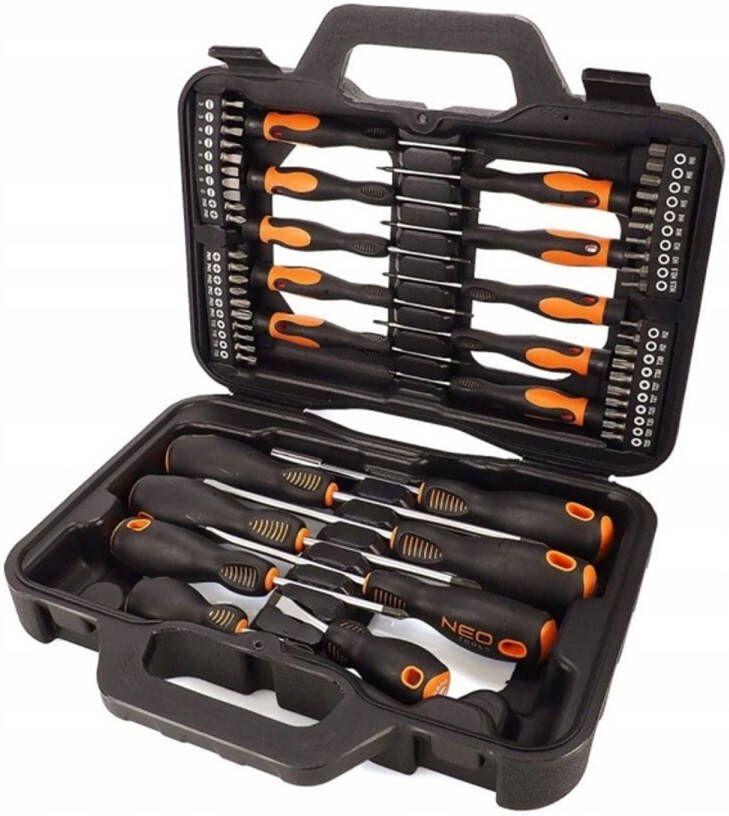 NEO Tools Neo-tools Pro Schroevendraaierset Sl Ph En Tx In Koffer (58-delig)