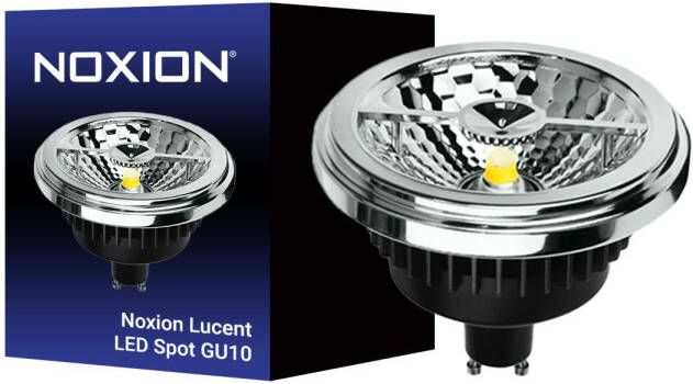 Noxion Lucent LED Spot GU10 AR111 12W 600lm 40D 930 Warm Wit Beste Kleurweergave Dimbaar Vervangt 50W