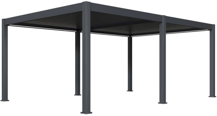 Orion Terrasoverkapping 400 X 600 Cm Antraciet Met Led Verlichting