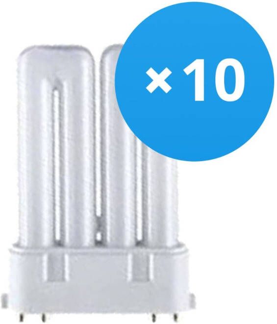 Osram Voordeelpak 10x Dulux F 24w 830 | Warm Wit 4-pin