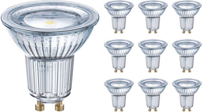 Osram Voordeelpak 10x Ledvance Performance LED Spot Reflector GU10 PAR16 6.9W 620lm 120D 840 Koel Wit Vervangt 49W