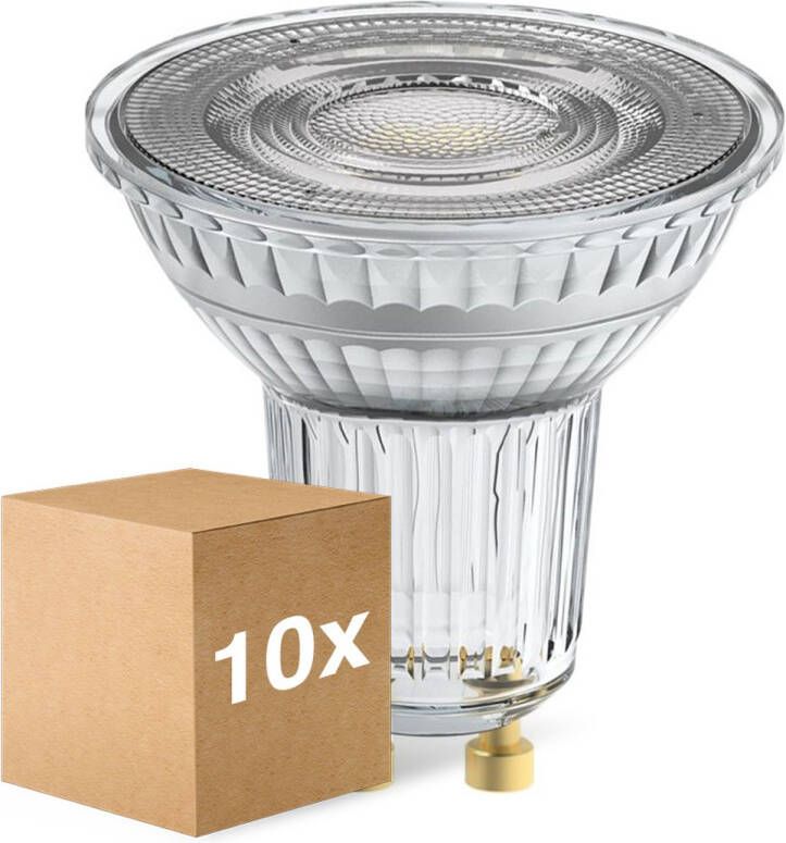 Osram Voordeelpak 10x Ledvance Performance Led Spot Reflector Gu10 Par16 7w 575lm 36d 930 Warm Wit |