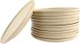 OTIX Diner Bordenset 12 Persoons Beige 27cm Keramiek Orchid - Thumbnail 2