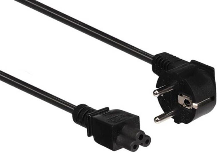 Perel Voedingskabel 1.8 M 230 V 625 W Type E f 90° Naar C5 Voor Binnen Pvc Zwart