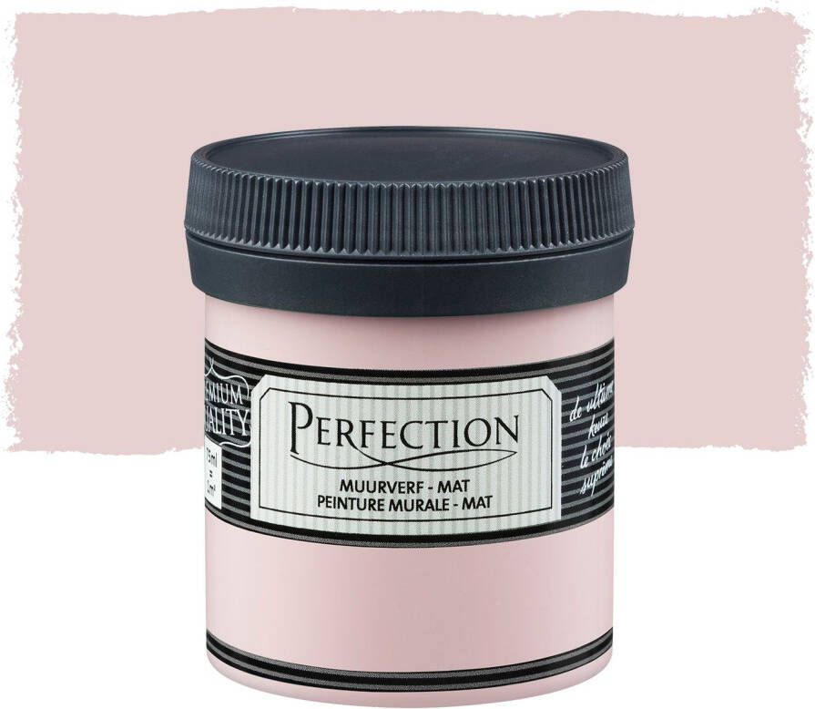 Perfection Muurverf Ultradekkend Mat Kleurtester 75ml 72 Oudroze