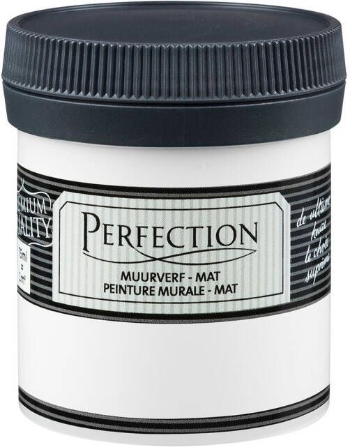 Perfection Muurverf Ultradekkend Mat Kleurtester 75ml 0 Puur wit