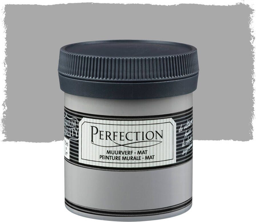 Perfection Muurverf Ultradekkend Mat Kleurtester 75ml 59 Muisgrijs