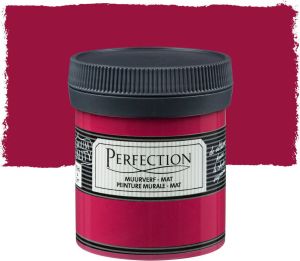 Perfection muurverf tester Ultradekkend mat wijnrood 75ml