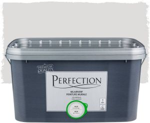 Perfection muurverf ultradekkend mat fluweel grijs 5L
