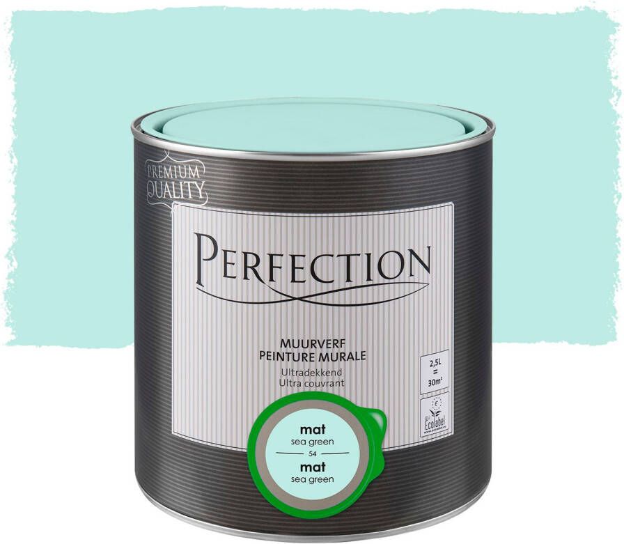 Perfection Muurverf Ultradekkend Mat Sea Green 2 5l