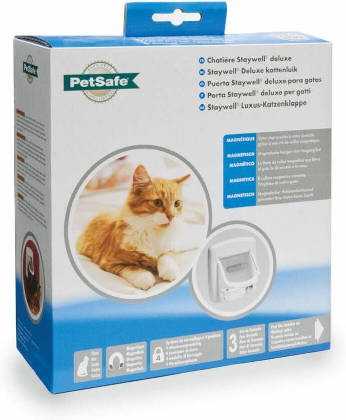 Petsafe Kattenluik Magnetisch Tot 7 Kg Wit