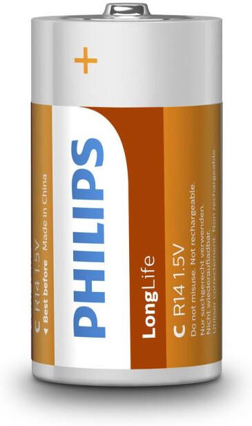 Philips 2 C-batterijen R14 1.5v