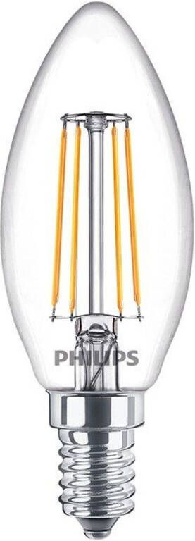 Philips Corepro Ledcandle E14 Filament Helder 4.3w 470lm 827 Zeer Warm Wit | Vervangt 40w