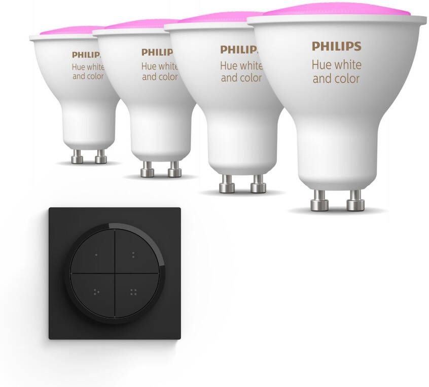 Philips Hue Gu10 White And Color Ambiance Uitbreidingspakket Incl. Tap Dial Switch