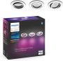 Philips Hue Centura inbouwspot White and Color Ambiance 3-pack wit rond Bluetooth - Thumbnail 2