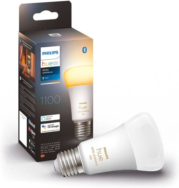 Philips Hue White Ambiance Verbonden LED-lamp E27 9.5W Equivalent 75W Bluetooth compatibel - Foto 3