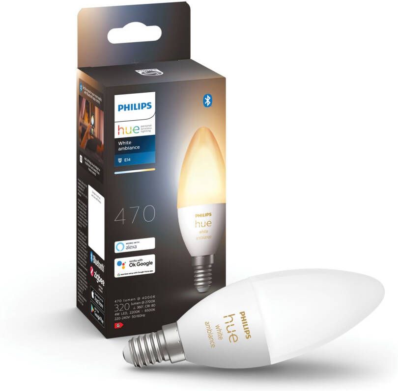 Philips Hue Ledlamp B39 E14 4w