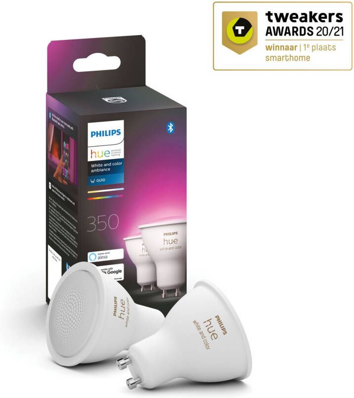 Philips Hue WCA 4.3W GU10 2P EUR | elektronica en media | Smart Home Slimme Verlichting | 8719514340084