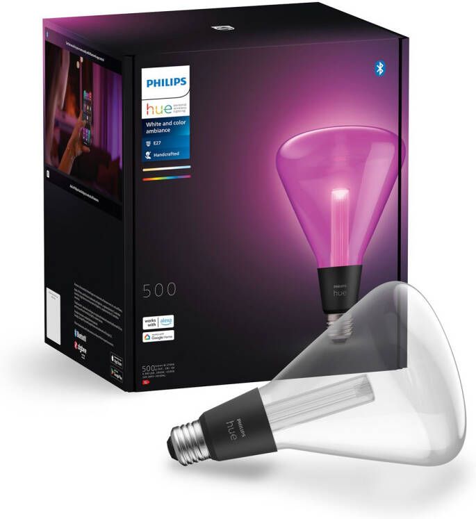 Philips Hue Lightguide Triangle E27 Wit En Gekleurd Licht Slimme Verlichting