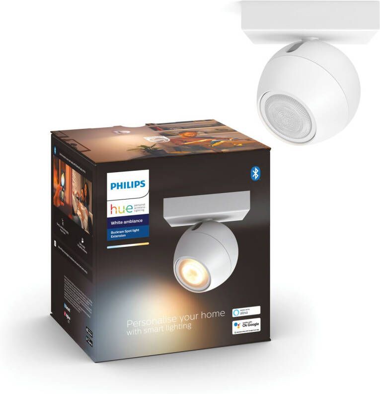 Philips Hue Opbouwspot Buckram Wit 5w