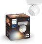 Philips Hue Buckram opbouwspot warm tot koelwit licht 1-spot wit - Thumbnail 3