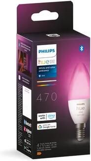 Philips Hue kaarslamp wit en gekleurd licht 1-pack E14 - Foto 6