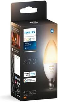 Philips Hue kaarslamp warm tot koelwit licht 1-pack E14 - Foto 6