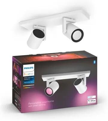Philips Hue Argenta opbouwspot wit en gekleurd licht 2-spots wit - Foto 2