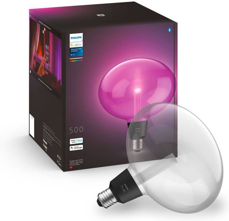 Philips Hue Lightguide Ellipse wit en gekleurd licht E27 - Foto 2