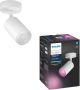 Philips Hue Fugato White and Color Ambiance opbouwspot 1 lichtpunt wit Bluetooth - Thumbnail 6
