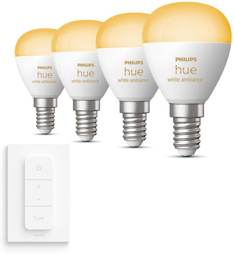 Philips Hue Starterspakket White Ambiance Kogellamp E14