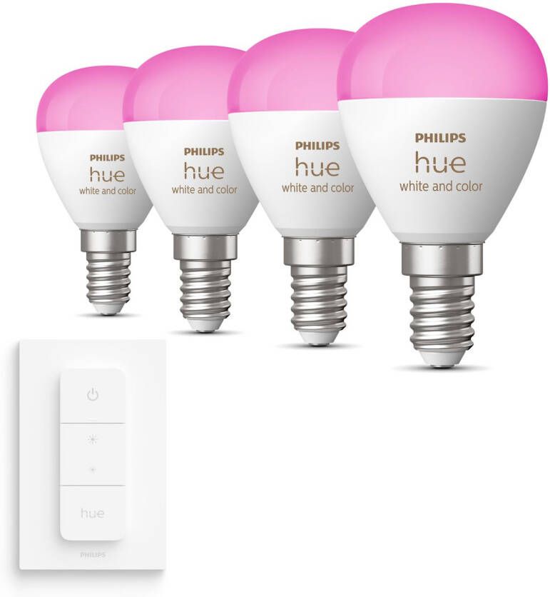 Philips Hue Starterspakket White And Color Ambiance Kogellamp E14