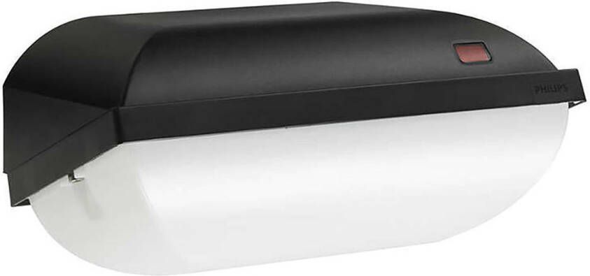 Philips Led Beveiliging Coreline Bwc120 Zwart 14w 1800lm 830 Warm Wit | 282x178mm Ip54