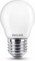 Philips Ledlamp E27 25W 250Lm Kogel Mat - Thumbnail 3