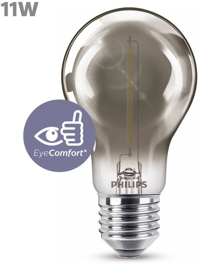 Philips lighting 75963600 LED-lamp E27 Peer 2.3 W = 11 W Warmwit (Ø x l) 6 cm x 10.6 cm 1 stuk(s)