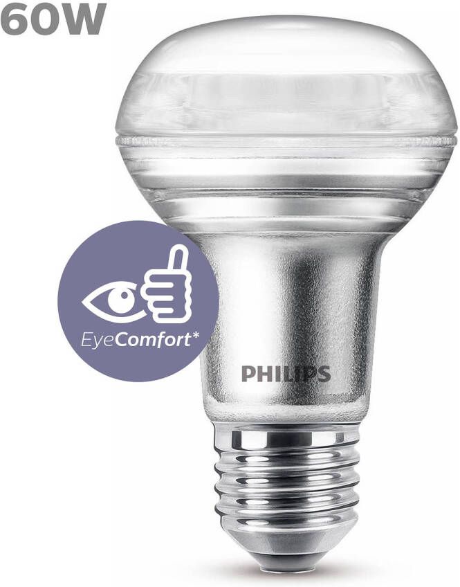Philips R63 LED Lamp E27 4 5W Reflector dimbaar