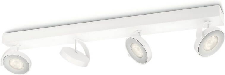 Philips myLiving Spotlamp Clockwork LED wit 4x4 5 W 531743116