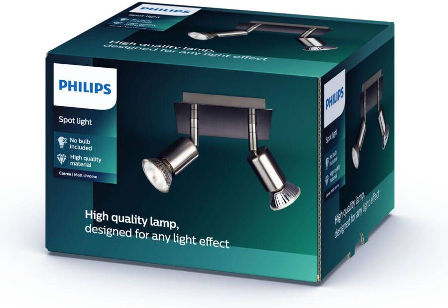 Philips Spot Carrea Nikkel 2xgu10