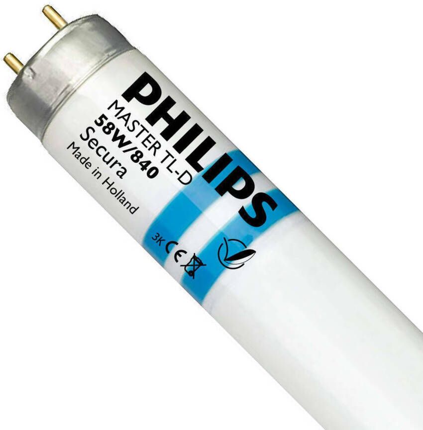 Philips Tl | Master Tl D Secura 58w 840 Koel Wit | 150cm