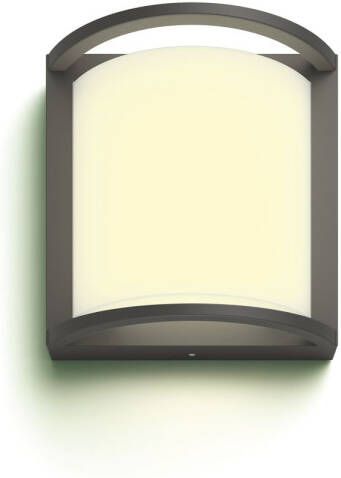 Philips Wandlamp Samondra Antraciet 3 8w