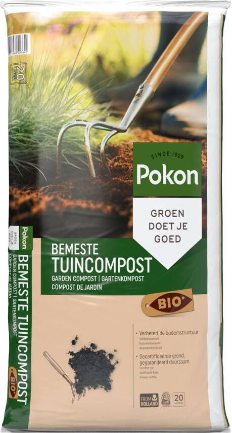 Pokon Bio Bemeste Tuincompost 20l