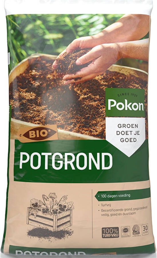 Pokon Bio Turfvrij Potgrond 30l